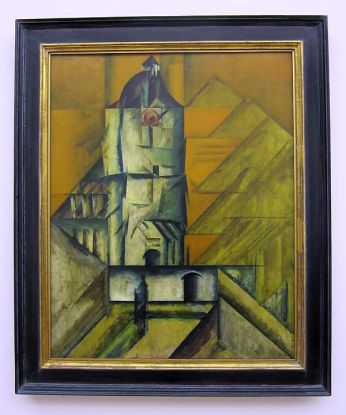 lyonel feininger: mellingen (church tower)